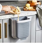 Resim Mithra Life Katlanabilir Askılı Banyo ve Mutfak Tezgahüstü Çöp Kovası MIT1075 