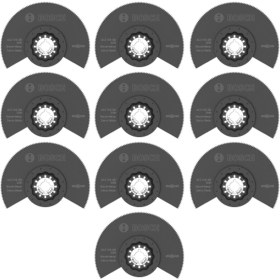 Resim Storemax Professional 10 x Segman Testere Bıçağı Acz 100 Bb (Ahşap ve Metal Için, 100 Mm, Aksesuar Çok Amaçlı Alet) 