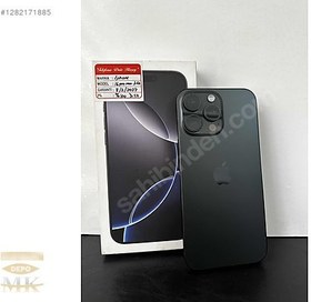Resim Apple iPhone 16 Pro Max İkinci El TR | 1 TB | Siyah 