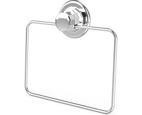 Resim Evistro Paslanmaz Vakumlu Banyo Tuvalet Havlu Askısı Kare Krom 