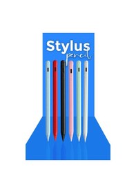 Resim Büro Ev Ofis Bilgisayarı İçin Kırmızı Ios Uyumlu Dokunmatik Stylus Kalem 
