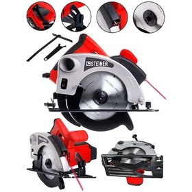 Resim Steiner Kesim Sunta Kesme Lazerli Daire Testere Kırmızı 