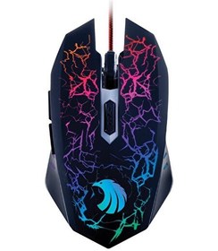 Resim Polosmart PGM25 Kablolu Gaming Mouse & Mouse Pad Kırmızı 