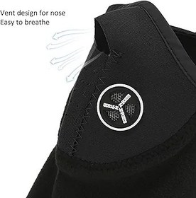 Resim Bisiklet Yarım Yüz Maskesi, Motosiklet dış Mekan Kayak Için Rüzgar Geçirmez Anti Kış Binicilik Maskesi, yürüyüş, Kayak, Balık Tutma, Nefes alması Kolay, Temiz Hava Için Sıcak, Mini 