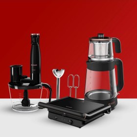 Resim Arçelik Küçük Ev Aletleri Seti Cm6964 S - Rhb 6050 S - Tm 6046 Cs 