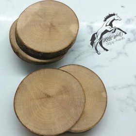 Resim 4-5 Cm 10'lu Odun Dilimi, Kütük Dilimi, Etkinlik Boyama Ahşap, Ağaç Dilimi 