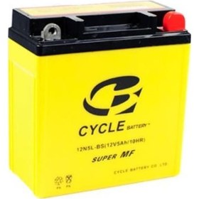 Resim Yamaha Nouva Cycle 12n5l-bs (yb5l-b) 12v5ah Motosiklet Aküsü 