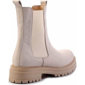 Resim Bej Leather Kadın Bot & Bootie K02553410201 Bej 