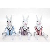 Resim Ahşap Sallanan Tavşan Figürü - 9010983298180do 