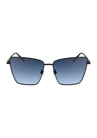 Resim Longchamp Lo172s 001 58 Kadın Siyah Metal Güneş Gözlüğü 