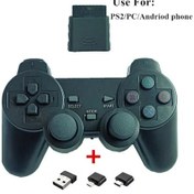 Resim Clear-2.4g Kablosuz Denetleyici Ps2 Gamepad İçin Ps2 Kablosuz Oyun Kolu İçin Ps2 Pc Android Telefon Oyun Denetleyicisi 