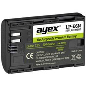 Resim Ayex Lp-e6n Batarya, Canon Eos R, R5, R6, 90d, 80d, 70d, 60d, 7d, 6d, 5d Mark Iı, Iıı, Iv Uyumlu 