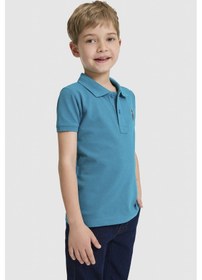 Resim U.s. Polo Assn. Erkek Çocuk Petrol Tişört Basic 50325608-vr102 
