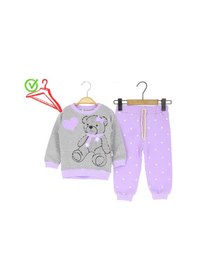 Resim Crassi Kız Bebek Takım 00092 Lila 