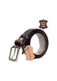 Resim Pierre Cardin Pc351 Erkek 3,5 Cm Hakiki Deri Kemer Kahverengi Koyu-kahverengi Koyu Koyu Kahverengi 
