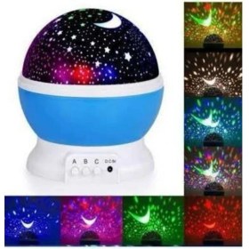 Resim Mobil Dünyası Yıldız Görünümlü Gece Lambası Renkli Masa Lambası Gökyüzü Projeksiyon - MB000X-2GXGK3 