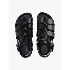 Resim Kadın Tjw Fisherman Patent Sandalet Siyah 