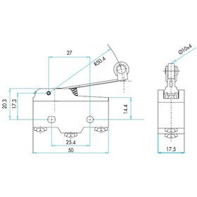 Resim Emas Mn1mım2 ,makara Kol-40mm Kontak-1a1k Mini Sivic 