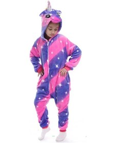 Resim Kıgurumısale Çocuklar İçin Yünlü Tek Boynuzlu Kilo Çocuklar İçin Yünlü Tek Boynuzlu Horozlu Kıyafet. Çocuğun İçimden Leylak 