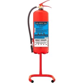 Resim 6 kg Kkt Yangın Söndürme Tüpü ve Yangın Söndürme Tüpü Askılığı Sehpası 