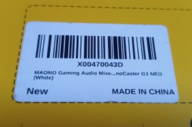Resim MAONO Maonocaster G1 NEO Oyun Yayıncısı İçin Ses Mikseri - Beyaz 