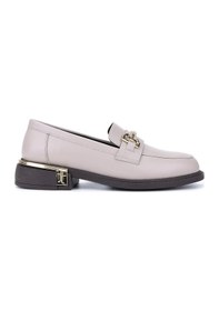 Resim Tamer Tanca Kadın Hakiki Deri Vizon Loafer Ayakkabı 1061 5117 Bn Ayk Sk25-26 Vızon Dr Vizon 