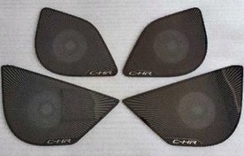 Resim Toyota C-HR 2016-2019 Hoparlör Kaplama Siyah 