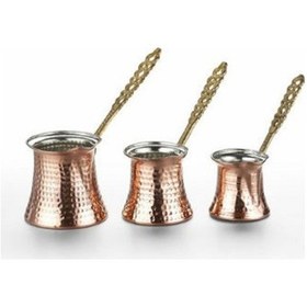 Resim El Yapımı Dövme Cezve Seti-1 Adet 