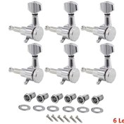 Resim Elektro Gitar İçin 6 Telli Düğmeler 6 Sol Krom Mx0305d 