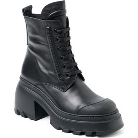 Resim Sıyah Bot Kadın Tu-5137 101-b John May Siyah 