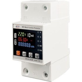 Resim Jıujı Kaçak Akım Koruma Özellikli Voltaj Ve Akım Koruyucu Röle 63a Wifi Özellikli 