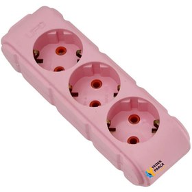 Resim Ozba Ticaret Ufo 3lü Grup Priz Kablosuz Priz Pembe 