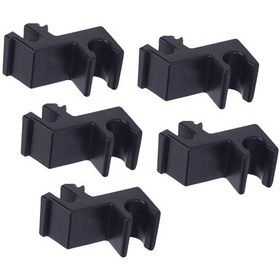 Resim Wezone 5 Adet Kuvvetli Plastik Tonneau Cover Dayanak Çubuğu Klembi - Undercover Ultra Flex Hard Folding Truck Bed Kapakları İçin Yerine Konulabilir Tamir Seti 