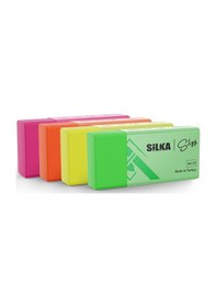 Resim Silka Art3 Neon Silgi 24'Lü 