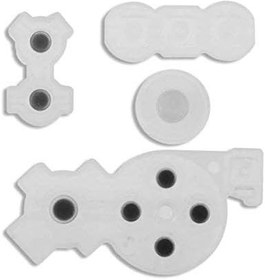 Resim OSTENT Button Conductive Rubber Contact Pad Compatible for Nintendo Wii Remote Controller - Pack of 5 