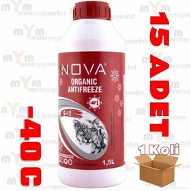 Resim Nova -40 Derece Kırmızı G12 Antifriz 1.5Litre X15 