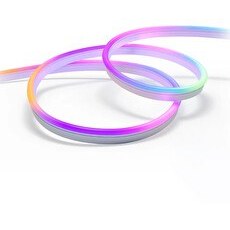 Resim Mega Oto Market Sese Duyarlı Animasyonlu RGB Kumandalı 5 Metre Neon Şerit Hortum Led USB ve App Uyumlu 