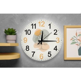 Resim Pozitif Enerji Temalı Dreamcatcher Duvar Saati Sessiz Mekanizmalı Mdf Duvar Saati Kahverengi 