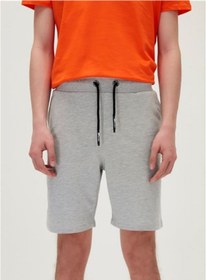 Resim Display Sweatshort Gri Erkek Şort 21.01.18.002 