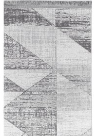 Resim Halı Sepeti Safir A5902b Gri Halı 14mm Hav, Robot Süpürge Uyumlu Salon & Koridor Halısı Gri 