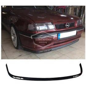 Resim Opel Vectra A 1988-1995 Uyumlu Üniversal Laguna Lip Esnek Ön Lip 2 Parça Tampon Altı Dil Karlık Ön Ek 00 Şüscaroto Aksesuar 