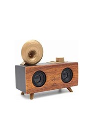 Resim OWWOTECH B6 Gramafon Radyo Müzik Apollo 3d Ses Teknolojisi Yüksek Ses Nostaljik 
