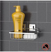 Resim Teknotel Easyfıx Yapıskanlı Tek Katlı Banyo Rafı Krom Ef241 