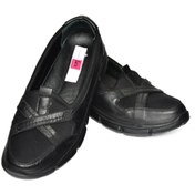 Resim Fox Shoes R555076003 Siyah Hakiki Deri Comfort Ortopedik Taban Kadın Ayakkabı 
