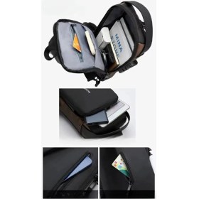 Resim Marsilyan- Powerbank Destekli Erkek Ön Göğüs Çantası 