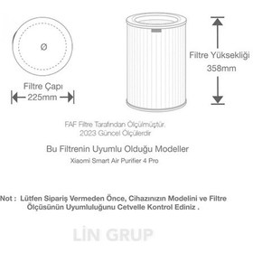 Resim Air Purifier 4 Pro Hava Filtresi Yedek 