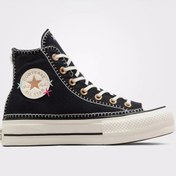 Resim Converse Siyah Kadın Lifestyle Ayakkabı A08731C.001-CHUCK TAYLOR ALL STAR L 