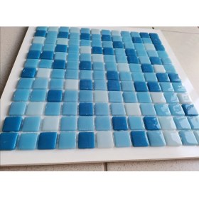 Resim Yıldız Cam Mozaik Havuz Mozaik 