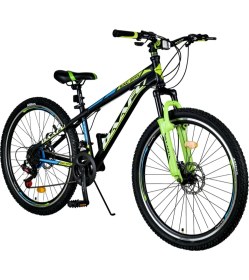 Resim Daafu SXC200 26 Jant 21 Vites M-Disk Fren Ön Amortisörlü Dağ Bisikleti Özel Alaşım Çelik Kadro MTB Bisiklet 