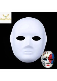 Resim Mey İthalat Boyanabilir Surat Model Maske Lastikli Kendin Tasarla 